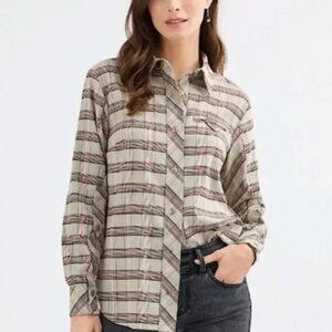 CAbi Hideout Shacket Plaid Cheer 4710